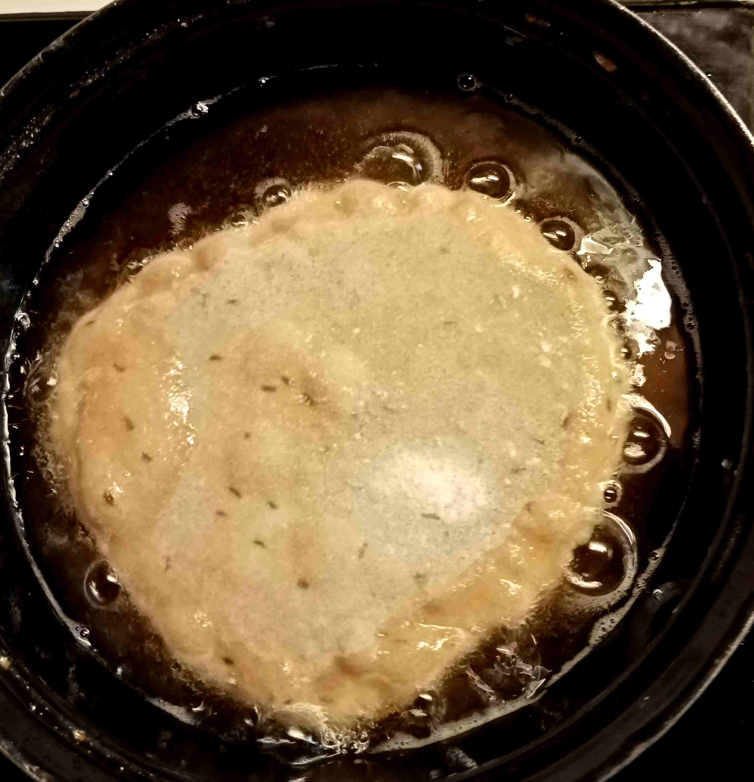 Steirerkrapfen in der Pfanne Steirerkrapfen